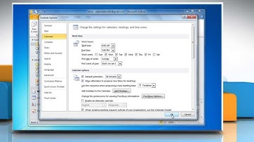 How to change the appointment reminders in Microsoft® Outlook 2010 on Windows® 7