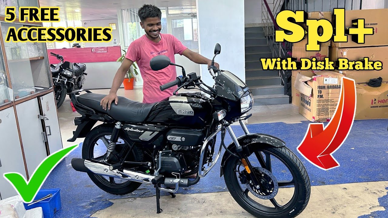 Finally Hero Splendor Plus Xtec With Disk Brake Launched 11+ New ...