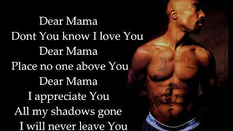 2Pac - Dear Mama ft Anthony Hamilton (lyrics)