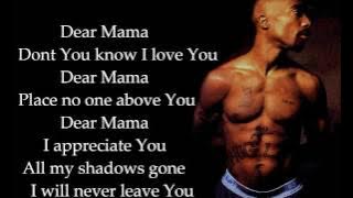 2Pac - Dear Mama ft Anthony Hamilton (lyrics)