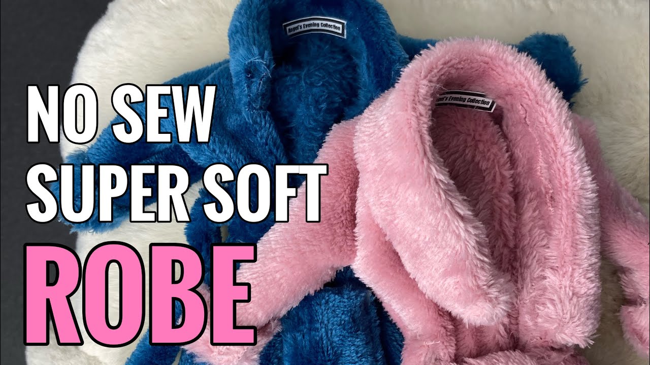 NO SEW Barbie Robe (the easier way!)
