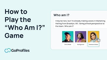 How to play the Who Am I team building game on GoProfiles