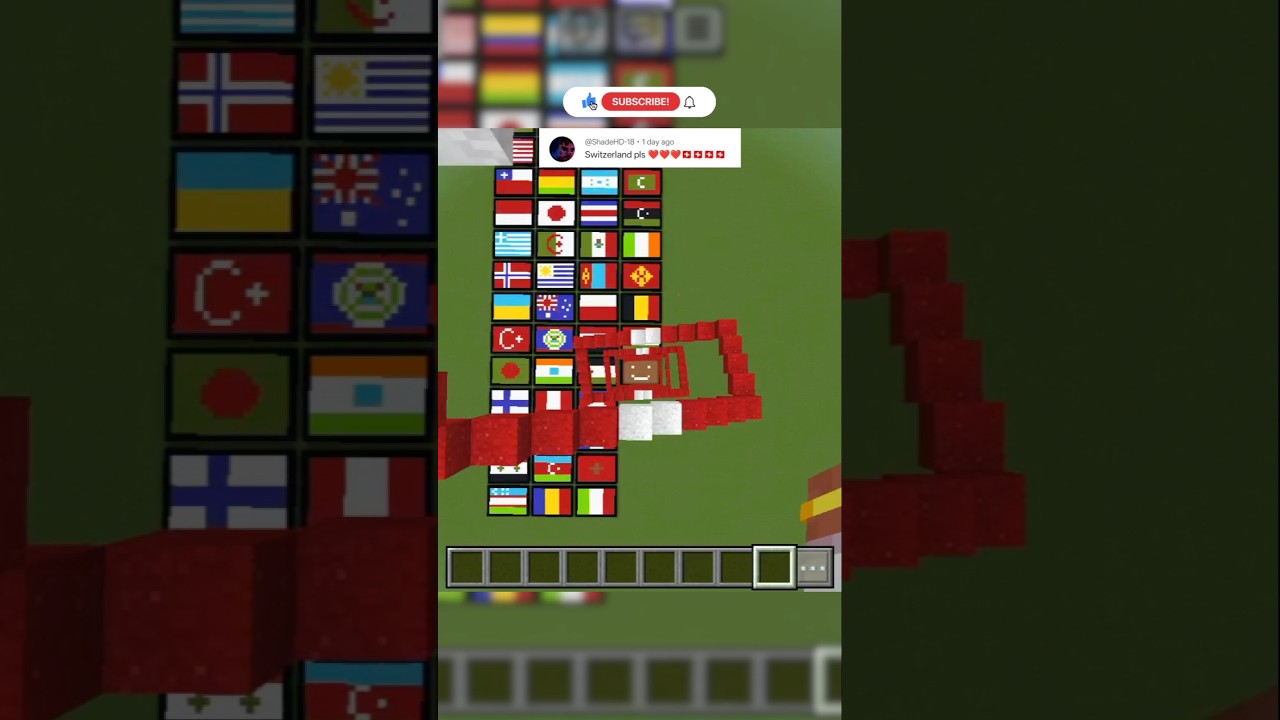 Satisfying Pixel Art In (🇨🇭Logo) 