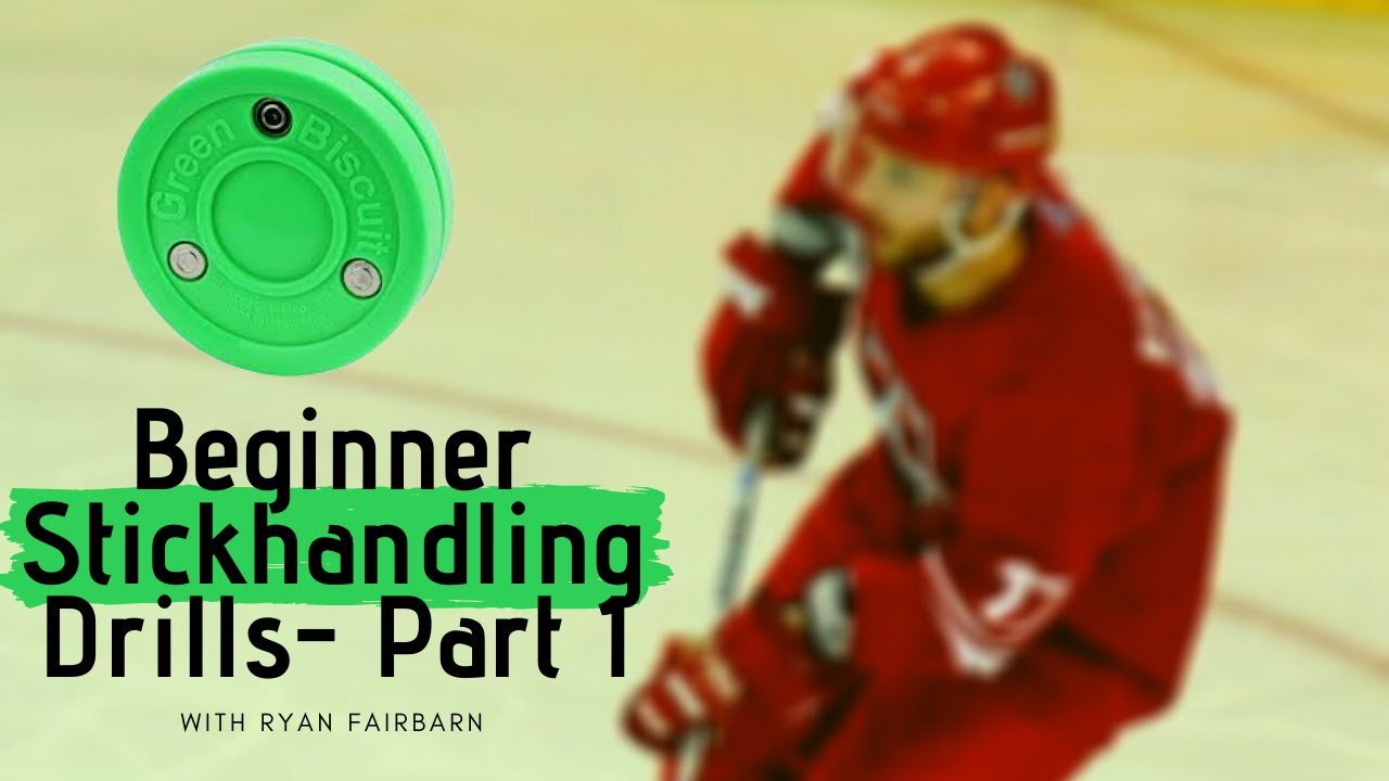 Beginner Stickhandling Drills Part 1. OffIce Hockey Training with a