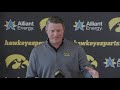 Iowa offensive coordinator Brian Ferentz on Tyrone Tracy Jr.