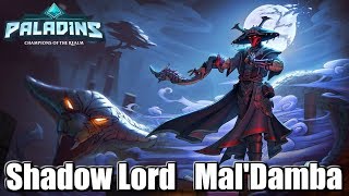 Paladins: Shadow Lord Mal'Damba - Abilities & Voice Pack!
