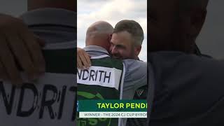 The winning moment for Taylor Pendrith #shorts