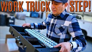 homepage tile video photo for Automatic Work Truck Step Installation Video | Best Work Truck Step | Carr Work Truck Step | Carr