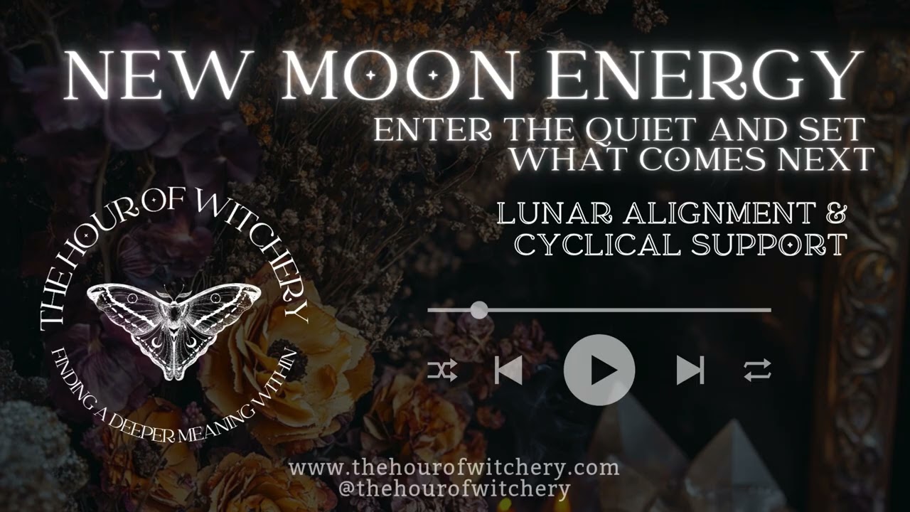 New Moon Energy | Enter the Quiet & Set What Comes Next voiced by Avanjia