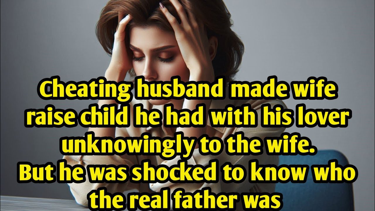 cheating husband made wife raise his lover's child unknowingly to her ...