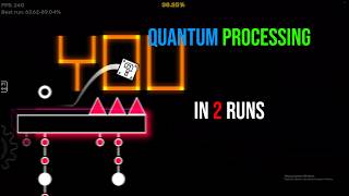 quantum processing in 2 runs