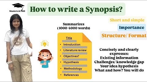 Struggling with your research synopsis? 📝 Learn step-by-step how to write it the right way!