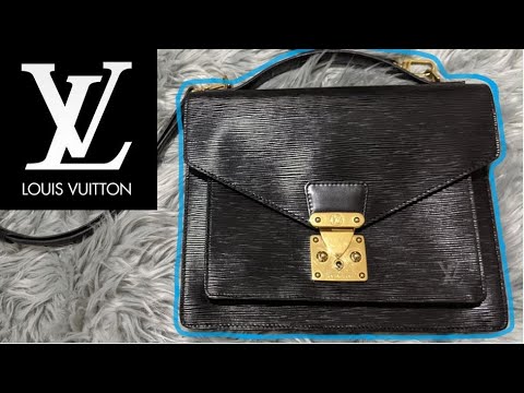 black vintage louis vuitton bag