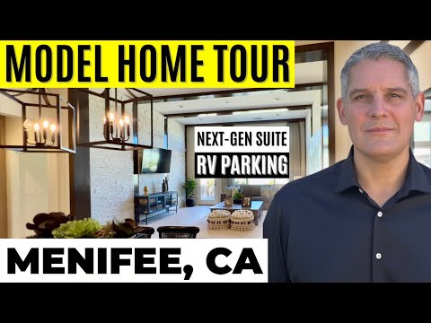 Amazing Menifee New Homes with RV Parking and Next Gen Suite by Woodside Homes