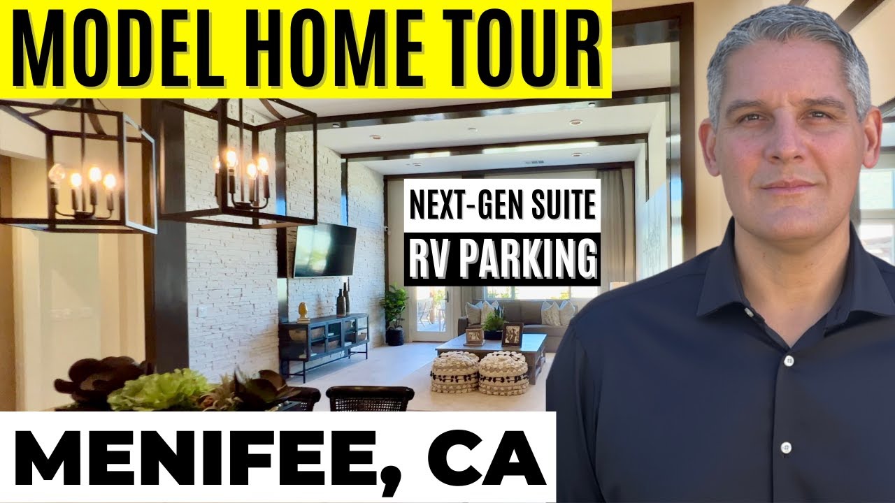 Amazing Menifee New Homes with RV Parking and Next Gen Suite by