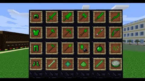 Minecraft emerald mod showcase part 1