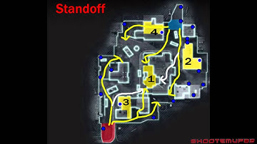 Black Ops 2 Spawns and Strategies- Standoff (Hardpoint Spawns)