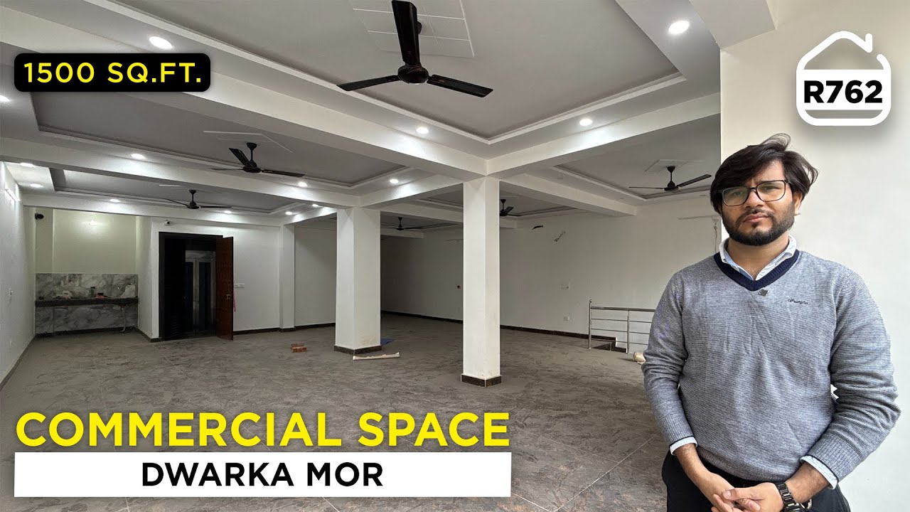 Brand New Commercial Space for rent in Dwarka Mor with Lift & Car Parking | BRS SHOW R762