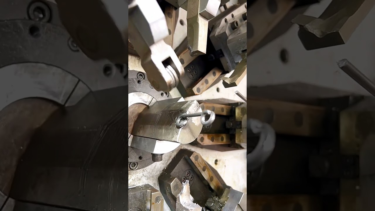 Making spring buckle bending process