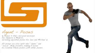 Agent Gun - Poses for Genesis 3 Males Agent Gun - Poses for Genesis 3 Males