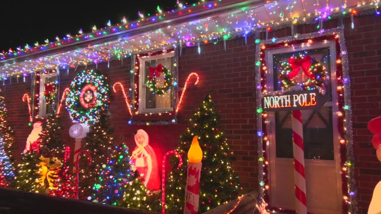 Floyd County man’s huge Christmas lights display spreads holiday joy