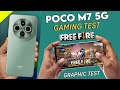Poco M7 5G Free Fire Test🔥| Smooth Gameplay, FPS Drop & Heating Review! | Free Fire Gameplay Test!🔥