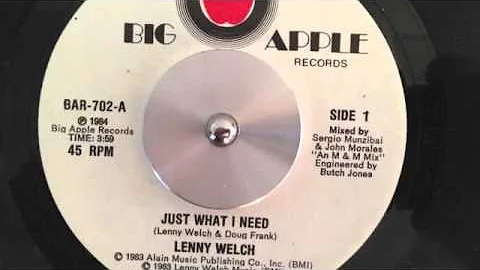 Lenny Welch  "just what i need"