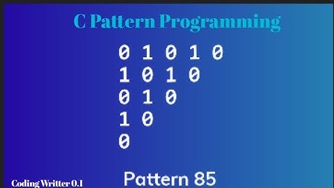 C pattern programming tutorial video ll ✍️💯 Coding Writter 0.1 ll 💯#coding #short #youtubeshorts