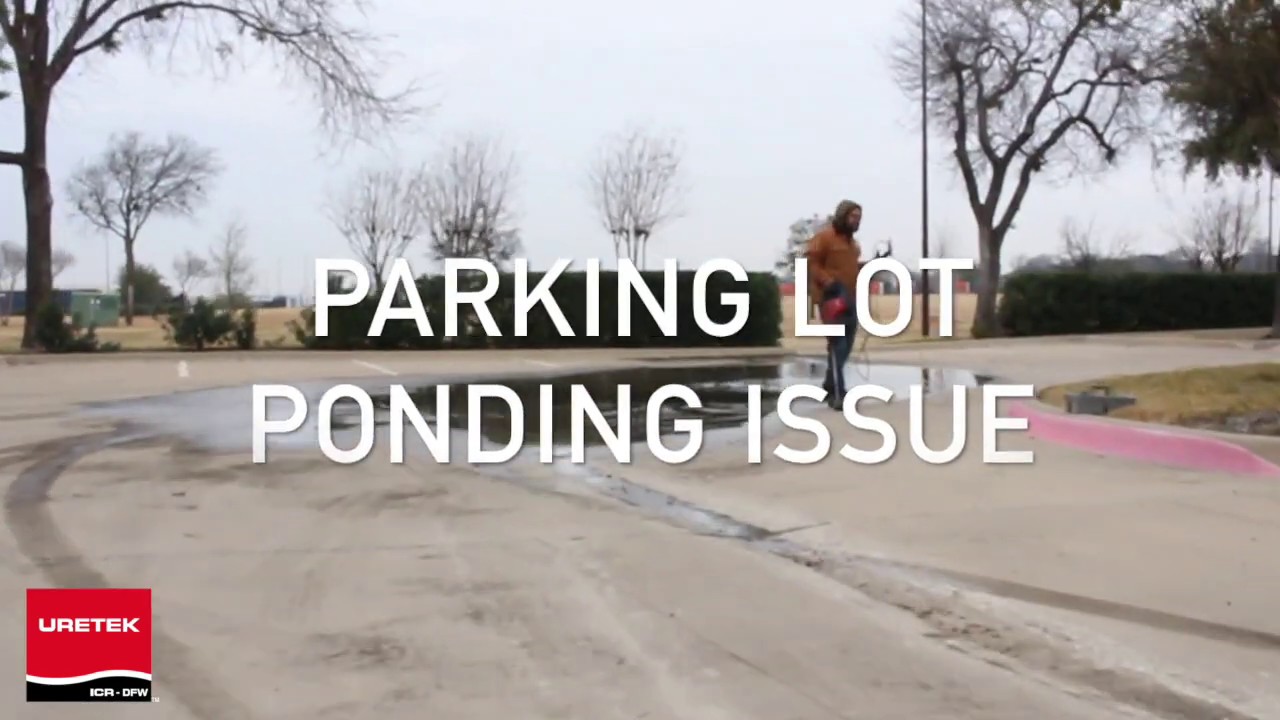 Avoiding Ponding Water in your Parking Lot YouTube