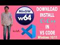 How to Install MinGW for C \ C++ Setup in VS Code on Windows 11