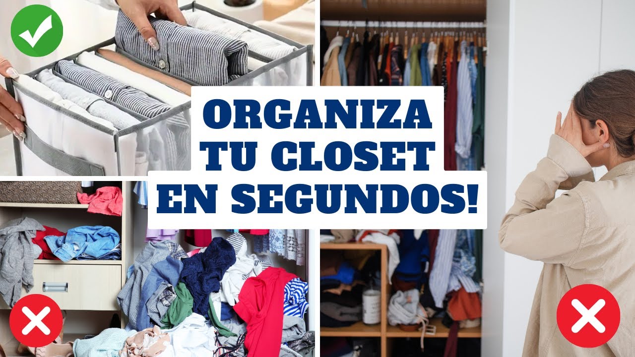 😱 12 ERRORES FATALES AL ORGANIZAR TU CLOSET! Tips de Experta en Limpieza y Organización