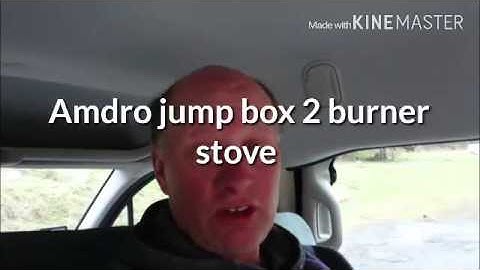 Amdro jump box 2 burner stove