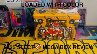 🔥FIRST LOOK🔥2025 PANINI SELECT FOOTBALL (TARGET) MEGA BOX REVIEW 