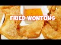 Fried wontons recipe  chinese fried wontons  wontons  gilyns channel