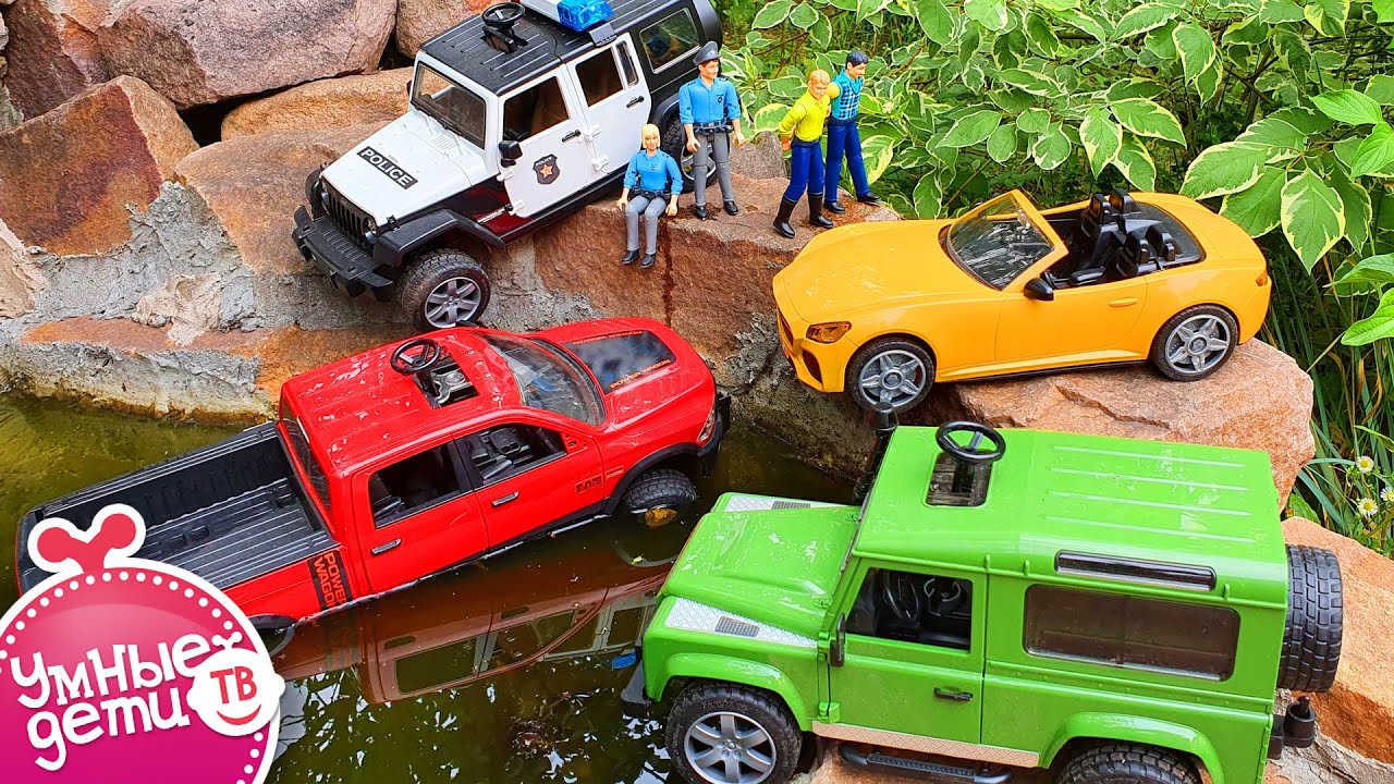 Умные машинки и спецтехника все серии подряд 🔴 ПРЯМОЙ ЭФИР