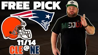 Patriots vs Browns | Free Week 10 NFL Football Picks | CLE @ NE Betting | Kyle Kirms
