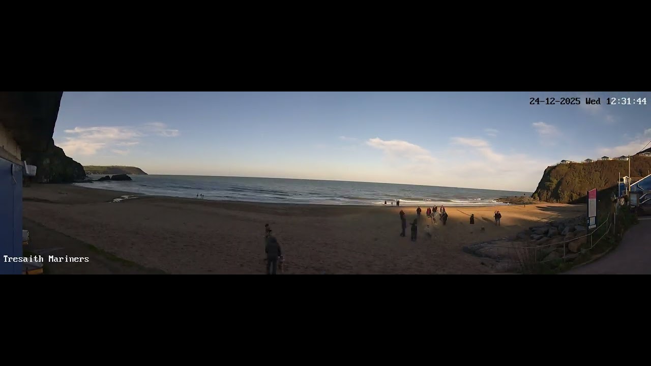 Views Of The UK - Tresaith Beach - Wednesday 24 December
