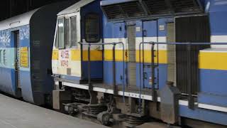 Train No. 10111 Konkan Kanya Express departing CSMT - second last day with ICF coaches