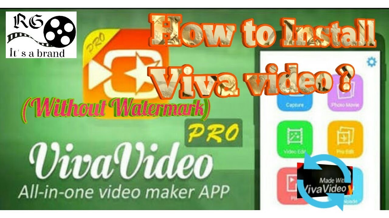 🙋How to Install ' Viva video Pro App '? 🙈🙊🙉👌(Without Watermark) Never miss to watch👏 YouTube
