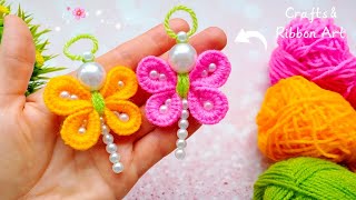 It&#39;s so Cute ☀️💖 Easy Dragonfly Making Idea with Yarn - You will Love It !! DIY Amazing Yarn Crafts