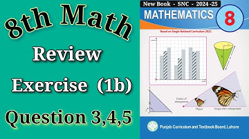 Review Exercise 1b Class 8 || Class 8 Math Review Exercise 1b || 8th Class Math Review Exercise 1b