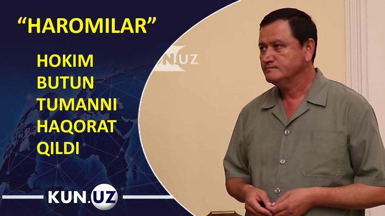 FARG'ONA VILOYATI HOKIMI BUTUN TUMANNI HAQORAT QILIB, HAJ VA MIGRATSIYANI TAQIQLADI