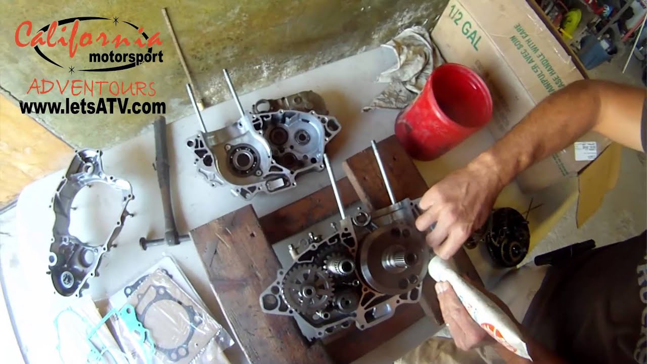 How to repair the transmission of Honda CRF 450 X. Transmission rebuild