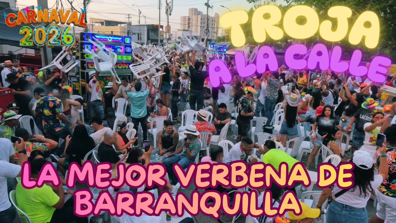Troja a la Calle, la Mejor Verbena de Barranquilla. #barranquilla #carnavaldebarranquilla