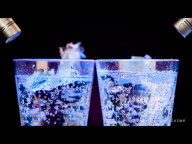 ASMR💧 🧊 궁극의 물 + 얼음 + 탄산수 + 알로에 소리 모음집