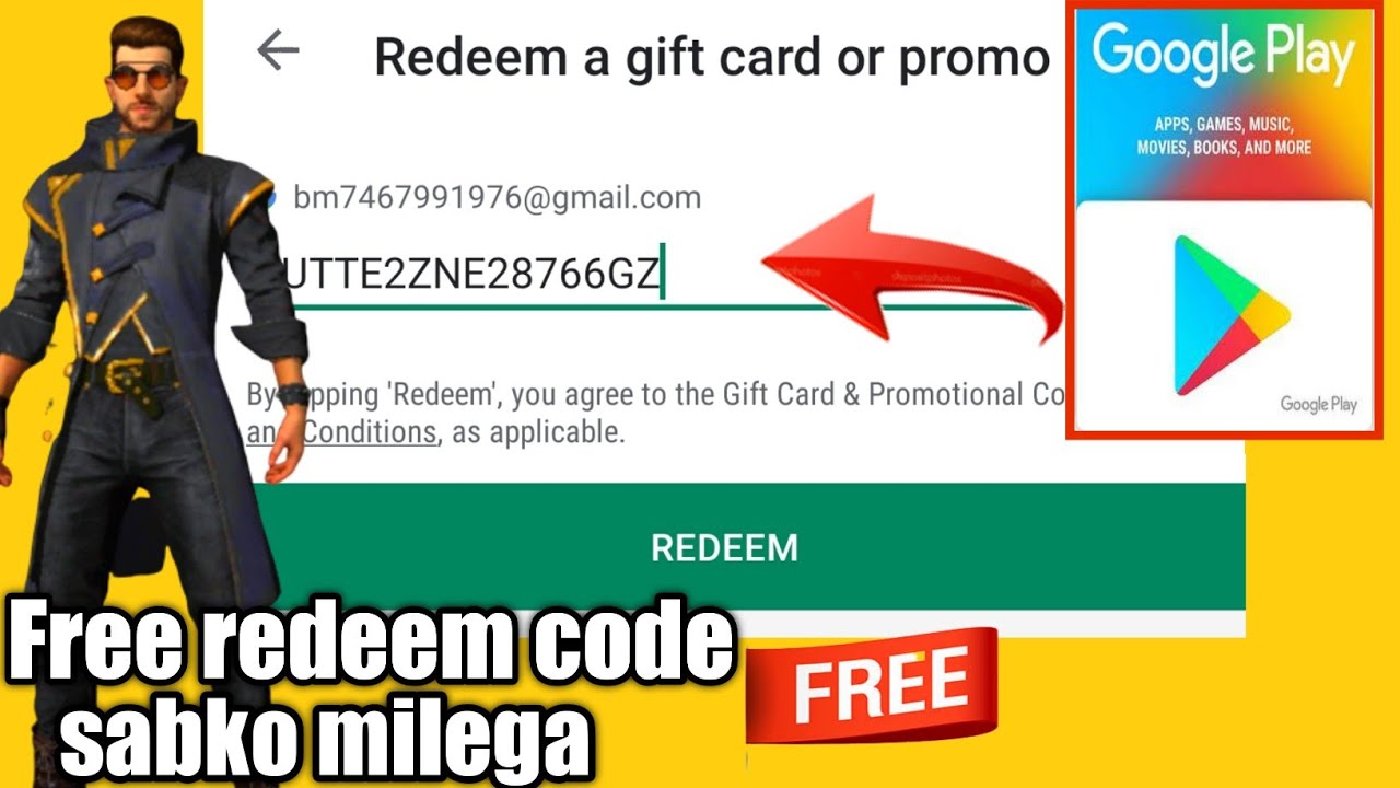 100% free google play redeem code trick | how to get free google play