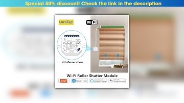 Exclusive Tuya Smart WiFi Curtain Switch  Module for Roller Shutter Window Blinds App Remote Contro