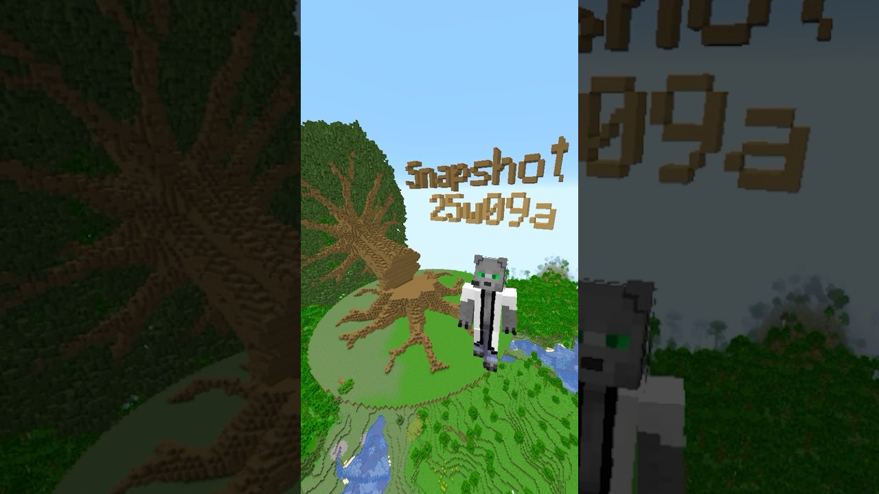 ✅ ÁRBOLES CAÍDOS 👉 Snapshot 25w09a #minecraft
