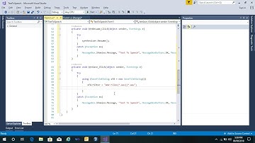C# Tutorial - Text To Speech(Part 2) - Sathiyaraman