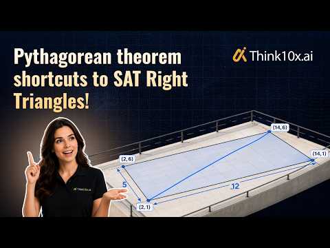 Pythagorean Theorem | Right Triangles | SAT style problems
